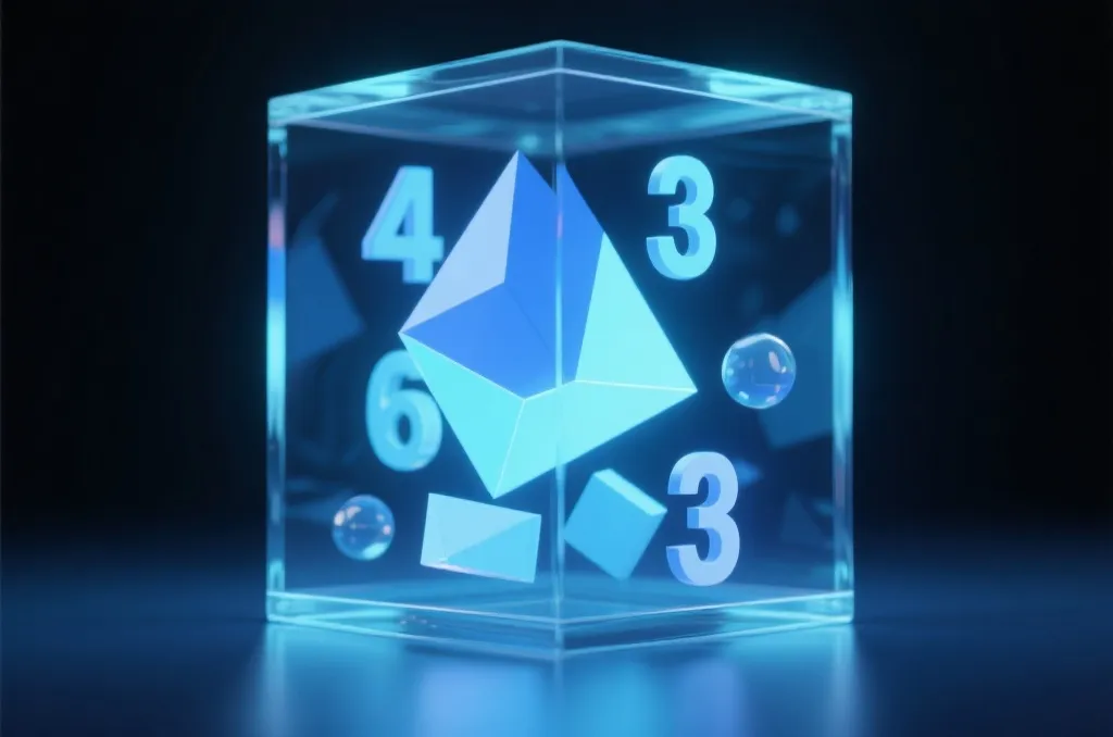 透明玻璃箱中的发光数字，象征哈希分分彩开奖过程的绝对透明与公平
